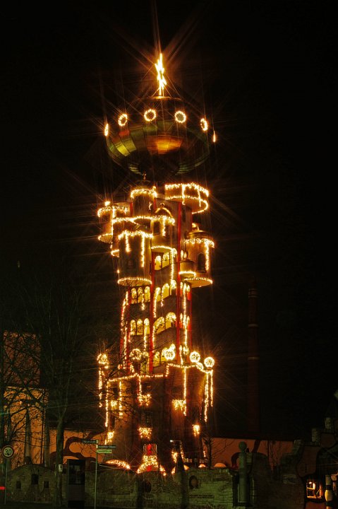 Hundertwasserturm_Weihnachten_IMGP2376_2 Kopie23.jpg - Kuchlbauer's Hundertwasserturm, Abensberg zur Weihnachtszeit